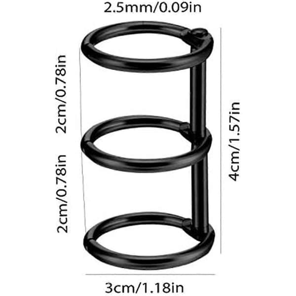 3-Rings Bokringar Metall Lösblad Bindringar Bindning