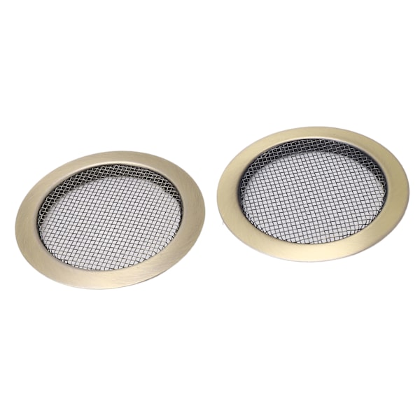 2 st ljudhålsinsatser för Dobro Resonator Screen Box Resonant Guitar Insert Speaker Grill  (ZYH)