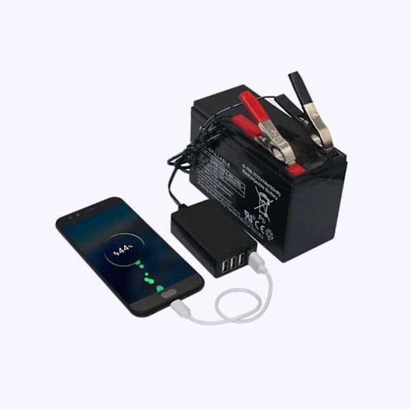 DC-omvandlare 12v 24v till 5v 8a USB power Buck-regulator laddare (DPD)