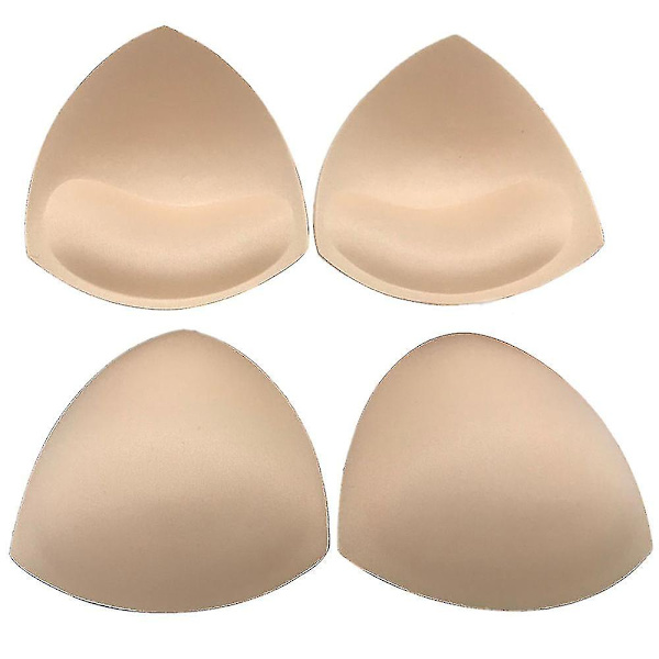 1 par ersättnings BH-kuddar Bikini Push Up Pad BH-inlägg Underkläder Pad  (ZYH) Skin Colour