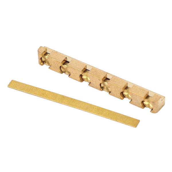 42mm Gitarr Sadel Mässing Höjd Justerbar Professionell Elektrisk Gitarr Sadel för ST LP  (ZYH)