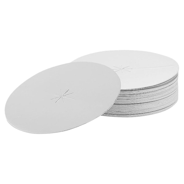 20 st Candling Skyddsskivor Bivax Candle Drop Protectors for Home Temple (DPD) As Shown 8.20X8.20X0.10CM