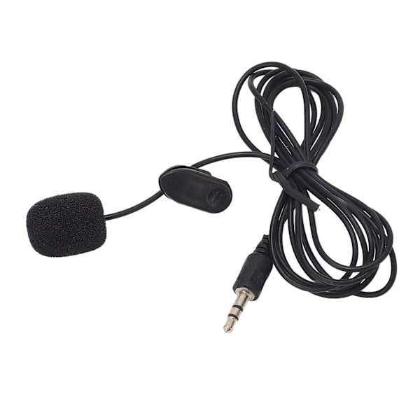 Klippmikrofon Handsfree Brusreducerande 3,5 mm-kontakt Klippmikrofon för IOS PC-kamera MP3 (ZYH)