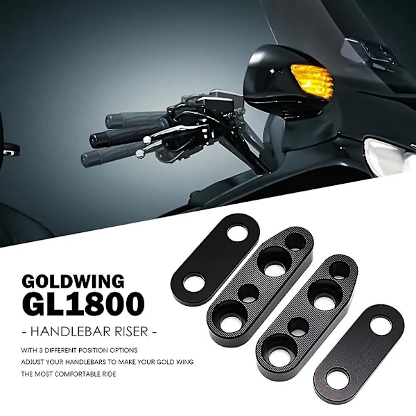 2024 Heta säljande motorcykelstyrehöjare för Honda Goldwing GL1800 tillbehör GL 1800 delar F6B 2001-2017 styrklammeradapter GL1800B  (ZYH) C