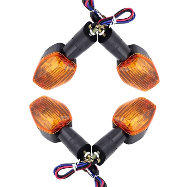 4x Motorcykel Styrlampa Kurvblinkers ljus fram och bak för Cbr600 Cbr600rr F5 F4i-yujia (ZYH)