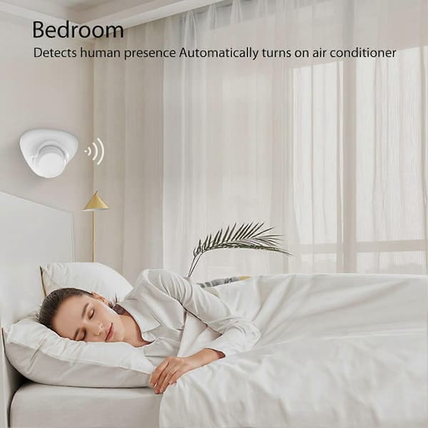 Smart Human Presence Sensor 24G Radardetektering Hög Känslighet Människokroppsdetektor för ZigBee