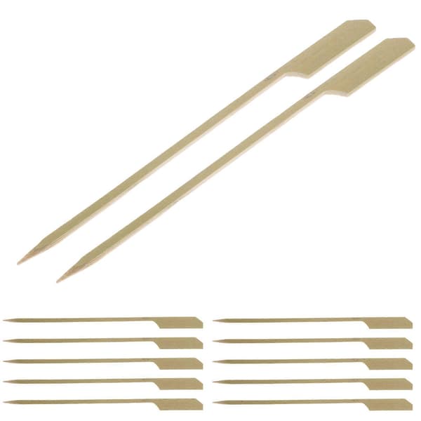 Fruktpinnar Bambu Partypinnar Grillar 15.00X1.00X0.20CM Ljusgrön 100st
