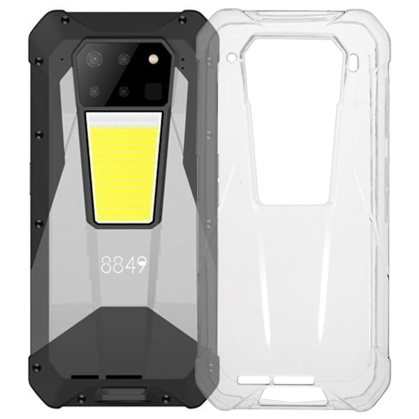 For Unihertz Tank 3 TPU-fodral Reptåligt Mjukt Telefonskal (ZYH) Transparent
