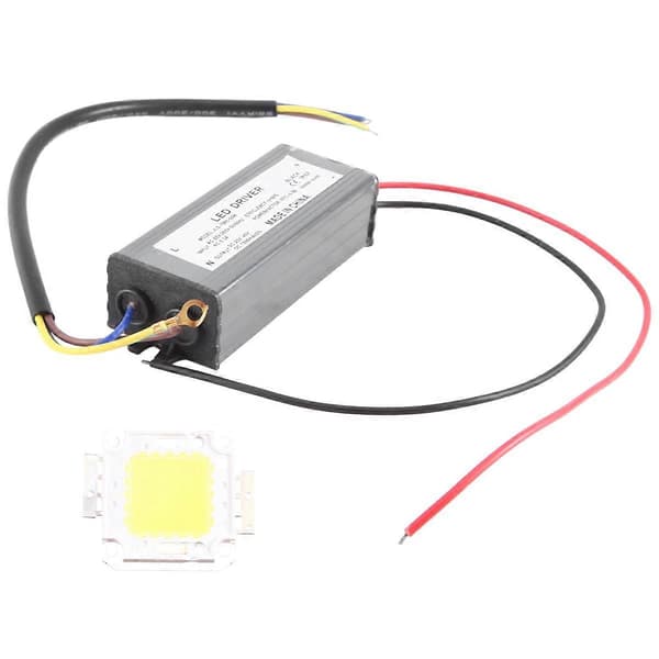 50W LED Driver Strømforsyningsadapter + 50W LED Chip Pære Energisparing