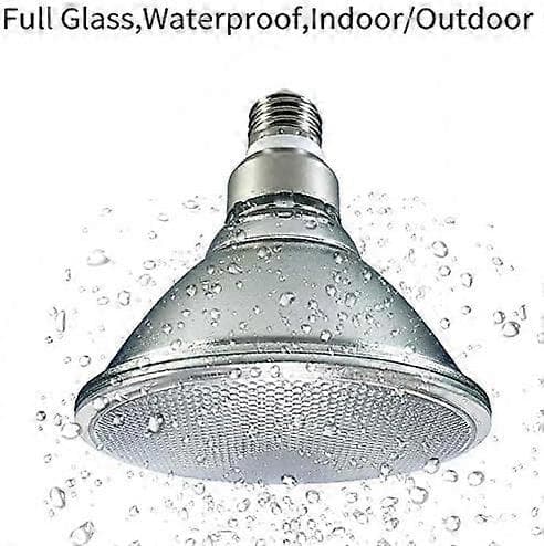 15W E27 PAR38 LED Varmvit, Vattentät, Inomhus/Utomhus, Ej Dimbar, 2-pack