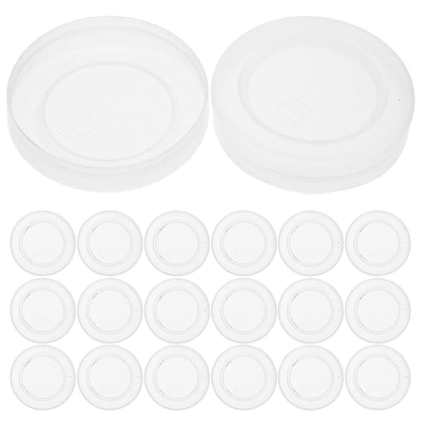 Yoghurtbegerlokk Forseglede Deksel Matlagring Diameter 53mm Forseglingseffekt 30 stk Utgave 0816