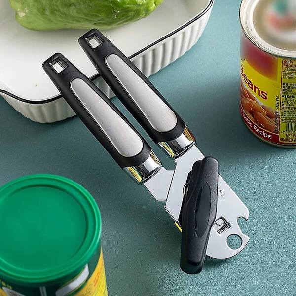 Professionell burköppnare i tenn, manuell burköppnare, multifunktionell burköppnare i rostfritt stål, ölgreppöppnare, sidoklippburkar, flasköppnare, köksredskap SMTX  (ZYH) B Style