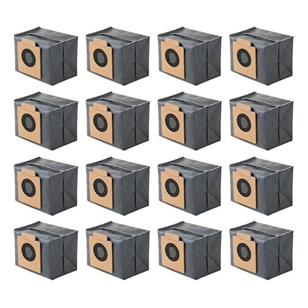 16-pack dammpåsar för Clean X8 Pro / X10 Pro Omni Robot Vacuum Self-Empty Station, stor kapacitet D (ZYH) As Shown