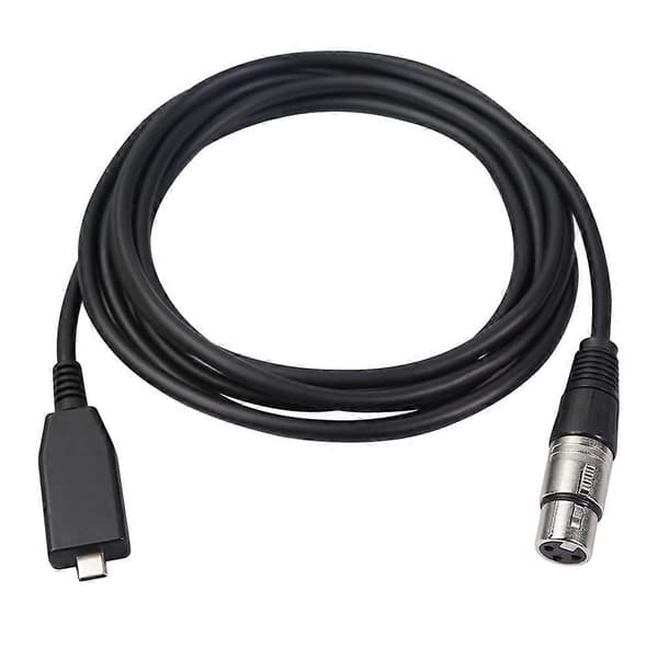 USB C til XLR hunnkabel, USB C mikrofonkabel Type C hann til XLR hunn mikrofonlink studio lyd C