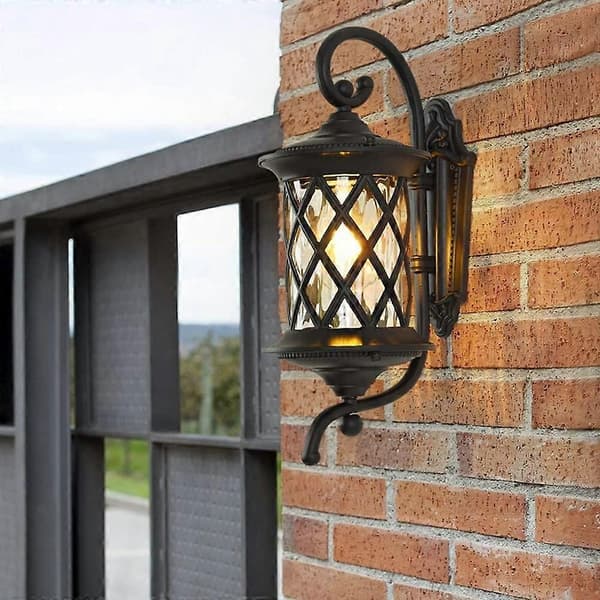 Ananas Vägglampa Vattentät Utomhus 46cm E27 Glödlampa