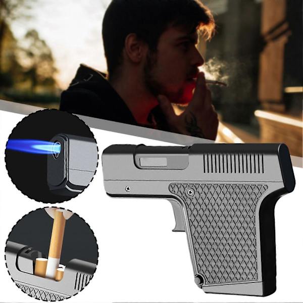 Mini Tändare med Cigarettfodral Vindtålig Butantändare för Camping