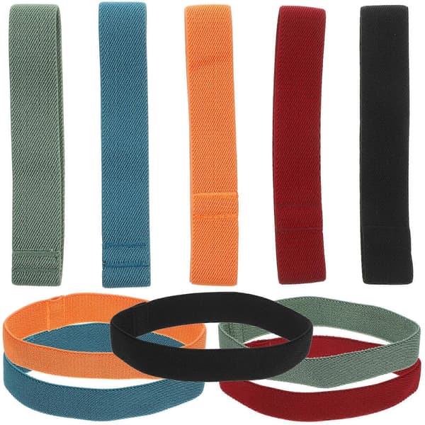 Matboks Elastisk Stropp Forseglingsstropper Fiksering Oppbevaring 15.00X2.50X0.50cm Rød 10 stk