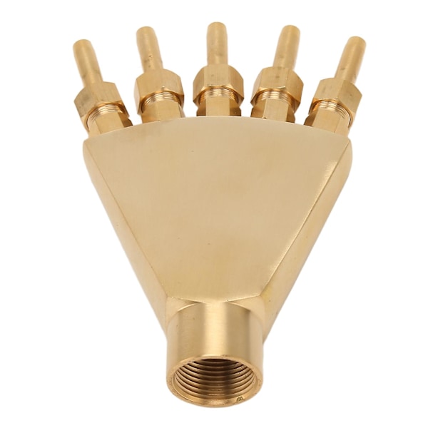 Justerbart Phoenix Tail Scattering Fountain Nozzle All Copper Phoenix Tail Fountain Nozzle Sprinkler G3/4 Inch Garden Fountain Nozzle  (DPD)