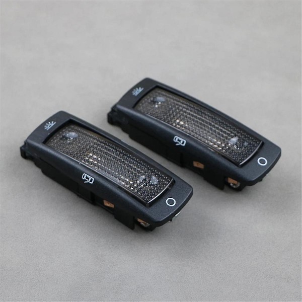3B0947291 Svart 2 st bakre läslampa kupol taklampa för Golf 1998-2005 Superb 3B0947291B  (ZYH) Black