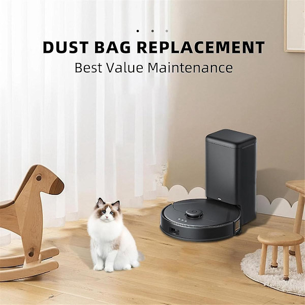 16-pack dammpåsar för Clean X8 Pro / X10 Pro Omni Robot Vacuum Self-Empty Station, stor kapacitet D (ZYH) As Shown