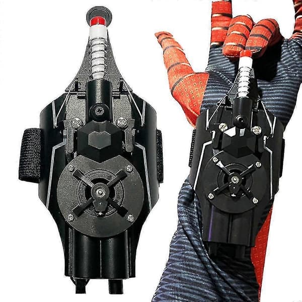Spider Web Shooters Web Launcher String Shooters Legetøj, Superhelte Rollespil, Reb Launcher, USB Opladningsgaver