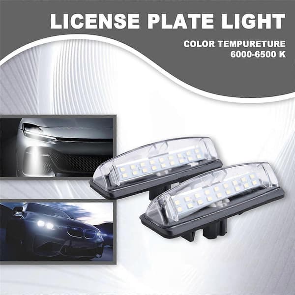 2x För Lexus Is300 Is200 Ls430 Led Lampor Direkt Passform Vit