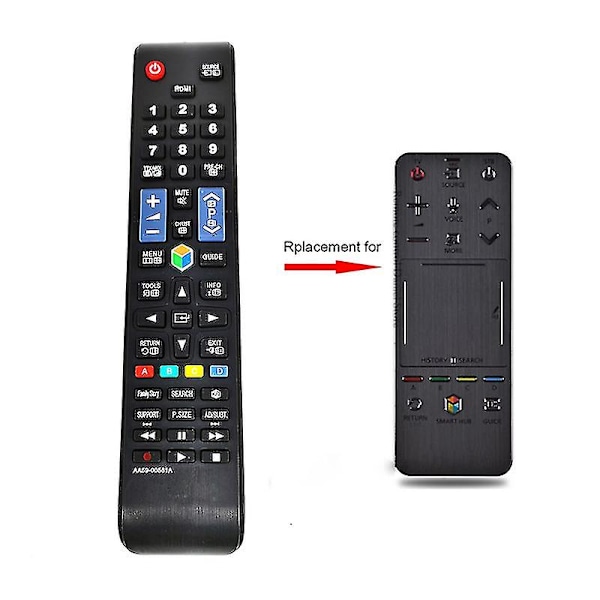 Aa59-00581a Tv-fjärrkontrollersättning för Samsung 3d Smart Tv Ua55f8000j Ua46f6400aj Touch Control Remoto Aa59-00782a 00761a (DPD)