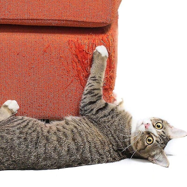 Katt Anti Scratch Tejp Träning Soffa Dörrskydd Guard Sticker (ZYH) 6.35cm x 300cm