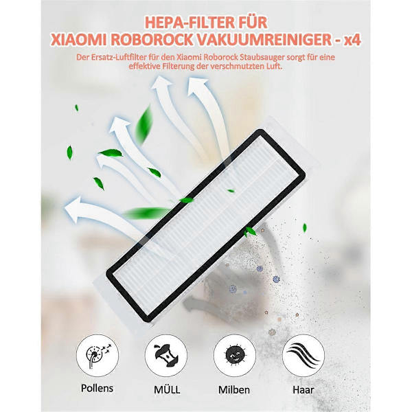För Xiaomi Roborock S5 Max S6 Max Robotdammsugare Delar