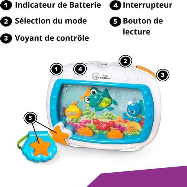 BABY EINSTEIN Night Dreams Soother Yövalo - Monivärinen