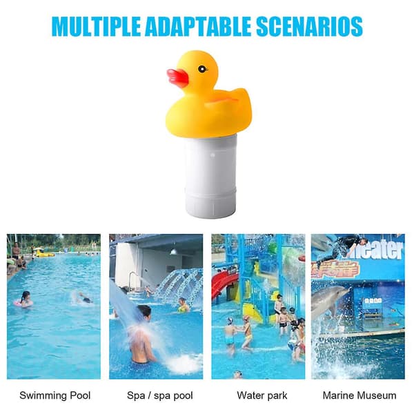 Pool Rengøring Automatisk Swimmingpool Klor Andeformet Flydende Dispenser til Spa Pool