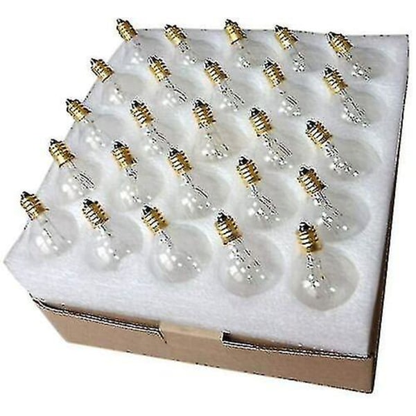 25x G40-kompatibel glödlampa E12 7w kompatibla strängljus (ZYH)