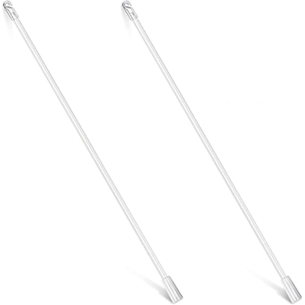 Blind Wand For Window Blinds, 2pcs 12 Inches Length Drapery Wand Curtain Pull Rod, Window Blind Tilt Rod Clear Blind Tilt Wand Replacement  (DPD)