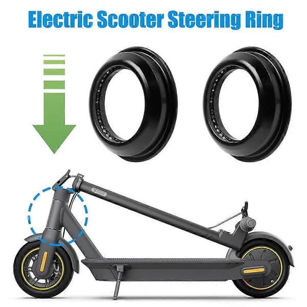 5 st/set för Ninebot MAX G30 Elscooter Aluminiumlegering+ABS Lager Roterande Styrbussningar