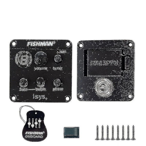 Fishman Eq Tuner Piezo Mic Presys Blend Akustisk Gitarr Pickup Preamp  (ZYH)