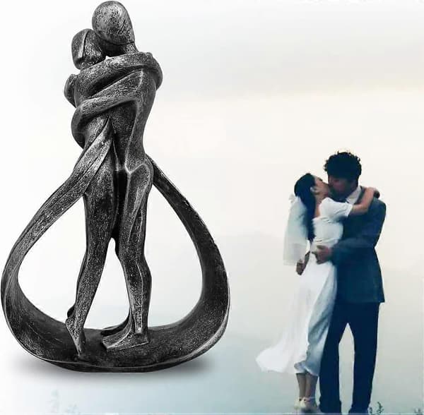 Moderne Romantiske Klassiske Retro Skulpturer til Bryllupper og Valentinsdag