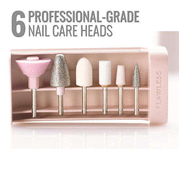 Flawless Salon Manikyr Kit, Elektronisk Nagelfil och Komplett Set med Manikyr- och Pedikyrverktyg