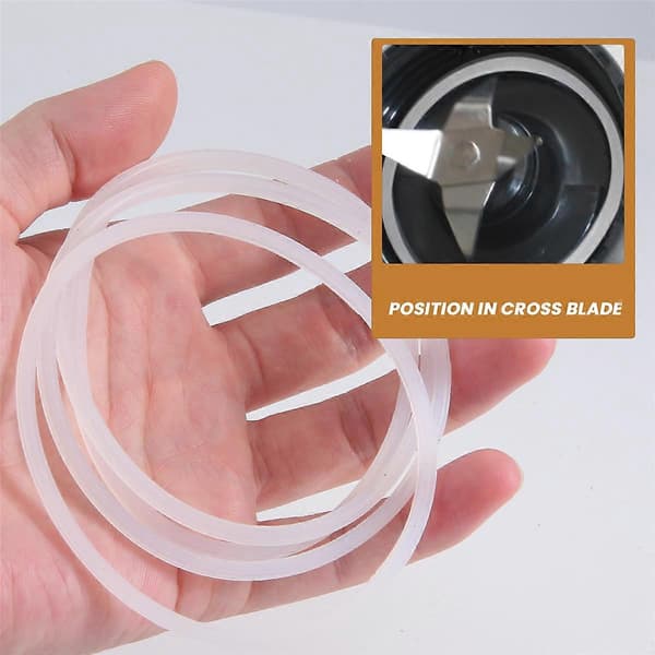 Pakninger Gummipakningsring til Magic Blender Flat/ 4 stk.