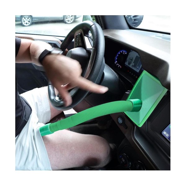 Jewel Cooler för man, lättanvänd bil grenventil förlängningsslang för man bollar kall eller varm luft, gr (ZYH) Green