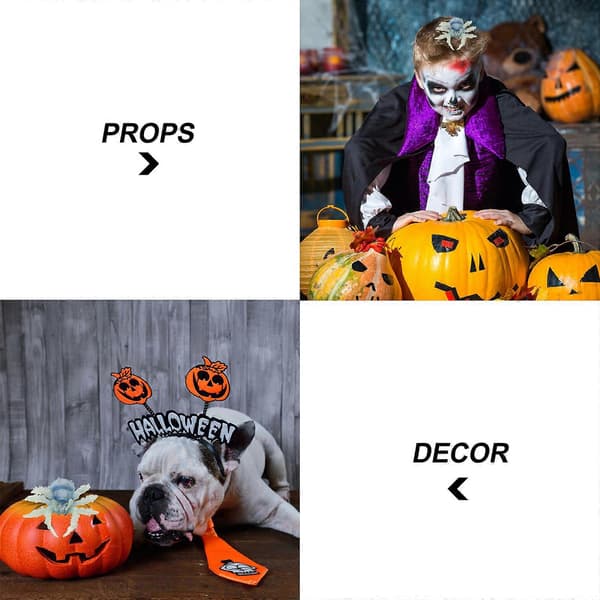 1 stk. Simulering Isedder Rekvisitter Halloween Edderkopp Spøk Rekvisitter Edderkopp Leker