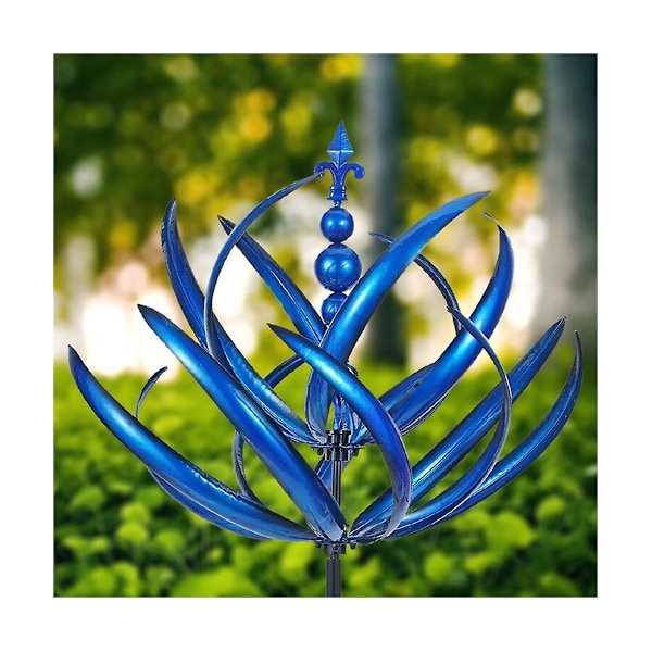 Metal Wind Spinner Harlow Wind Spinner Rotator Harlow Wind Rotator Iron Windmill Gardening Plug Win  (DPD)