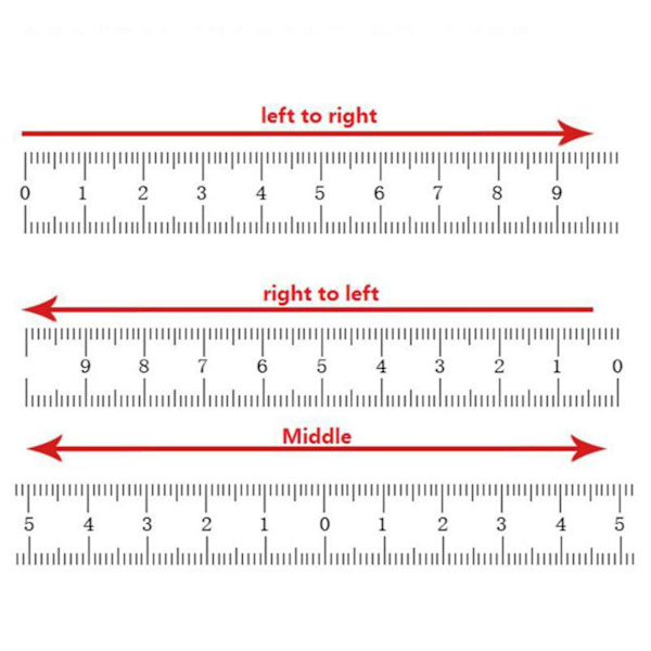 1M rostfritt stål självhäftande skala precision träbearbetning styrning skena självhäftande måttband med lim metall linjal  (ZYH) As Shown