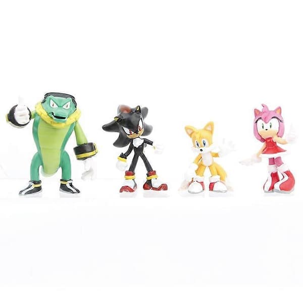 2024 Sonic PVC Figur Legetøj Pindsvin Shadow Tail Figur Model Dukker Børn Dyr Legetøj 12 stk./sæt
