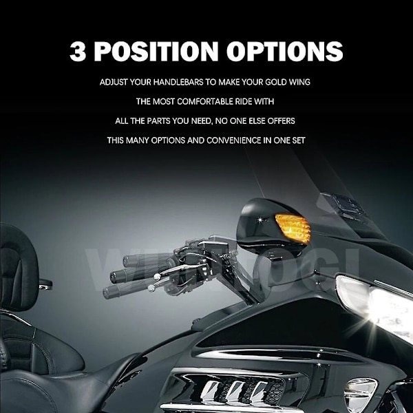 2024 Heta säljande motorcykelstyrehöjare för Honda Goldwing GL1800 tillbehör GL 1800 delar F6B 2001-2017 styrklammeradapter GL1800B  (ZYH) C