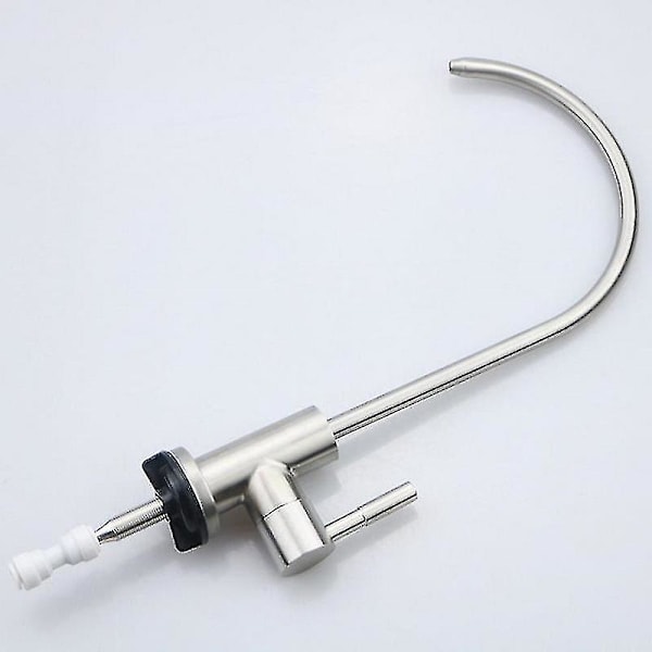 Svanhals vattenrenare kran omvänd osmos dricksvatten filter kran rostfritt stål 1/4&quot; Keramisk kärna (ZYH) sliver