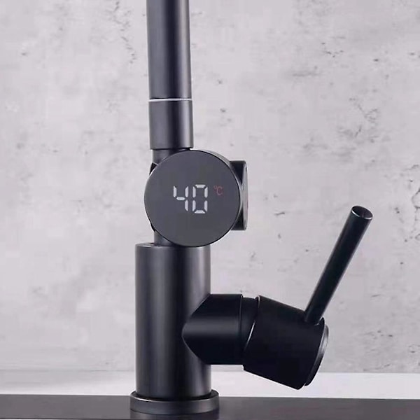 LED-display Hemdusch Termometer, -Genererar Elektricitet Vattentemperatur Monitor Mätare f  (ZYH) Silver