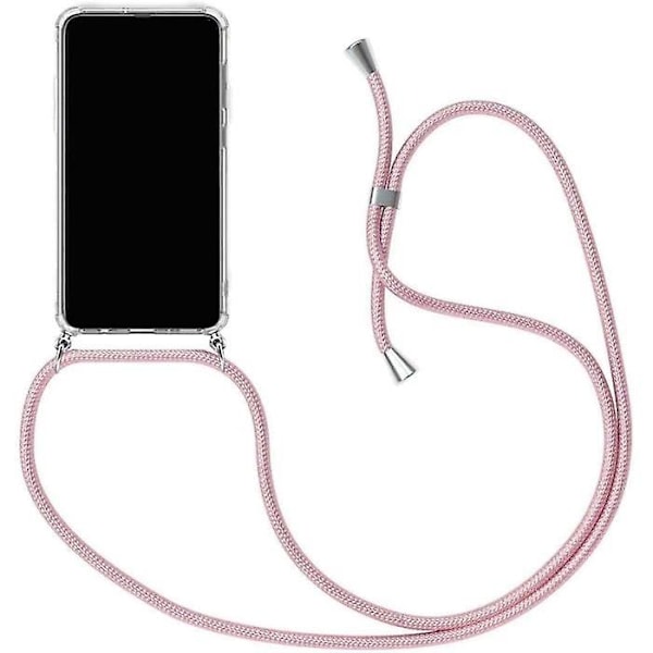 Halsband Oneplus 7 Oneplus 6T Case Transparent Silikon med Halsband Halsband Telefonsnodd med Cor (DPD)