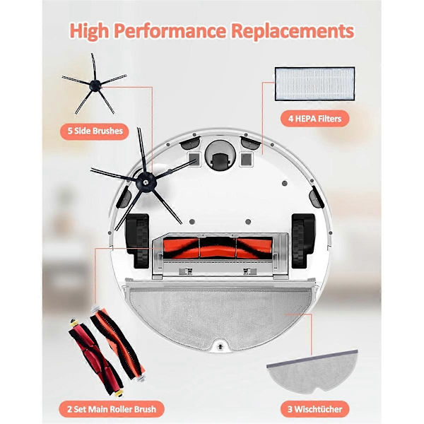 Til Xiaomi Roborock S5 Max S6 Max Robot Støvsuger Dele