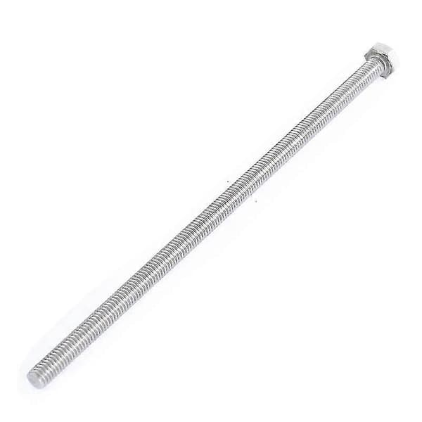 Rustfri sekskantskruebolt 4 stk - M6 X 150mm fullgjenget