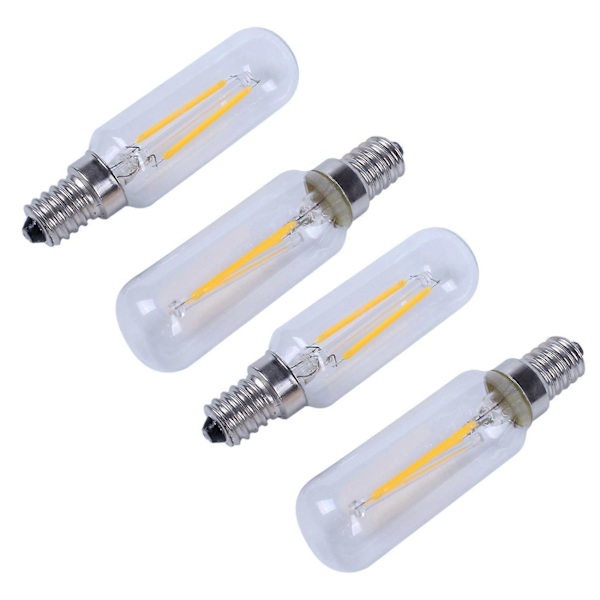 4x E14 3W LED Emhætte Ventilator Pære Varm Hvid